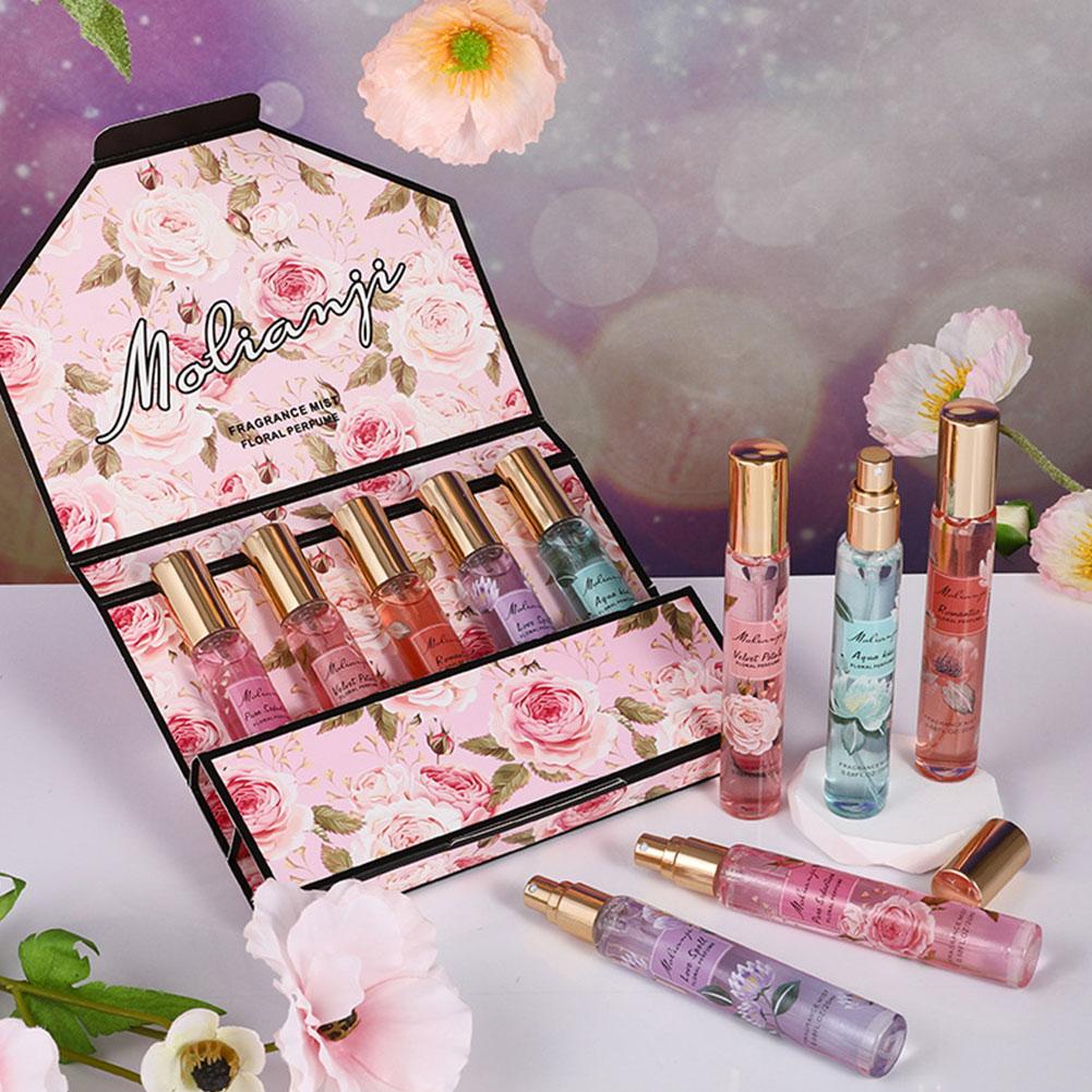 Perfume Fragrance Gift Set - مجموعة هدايا عطر الورد الكلاسيكي للنساء،
