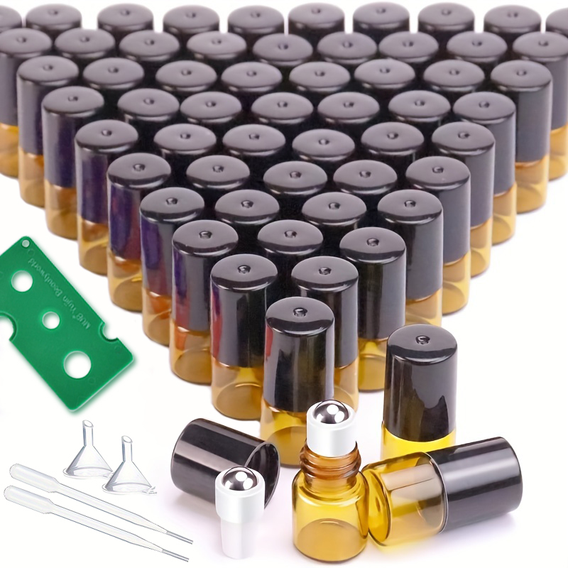 Attar Oil Roll On - مجموعة من 60 قطعة، زجاجات دوارة