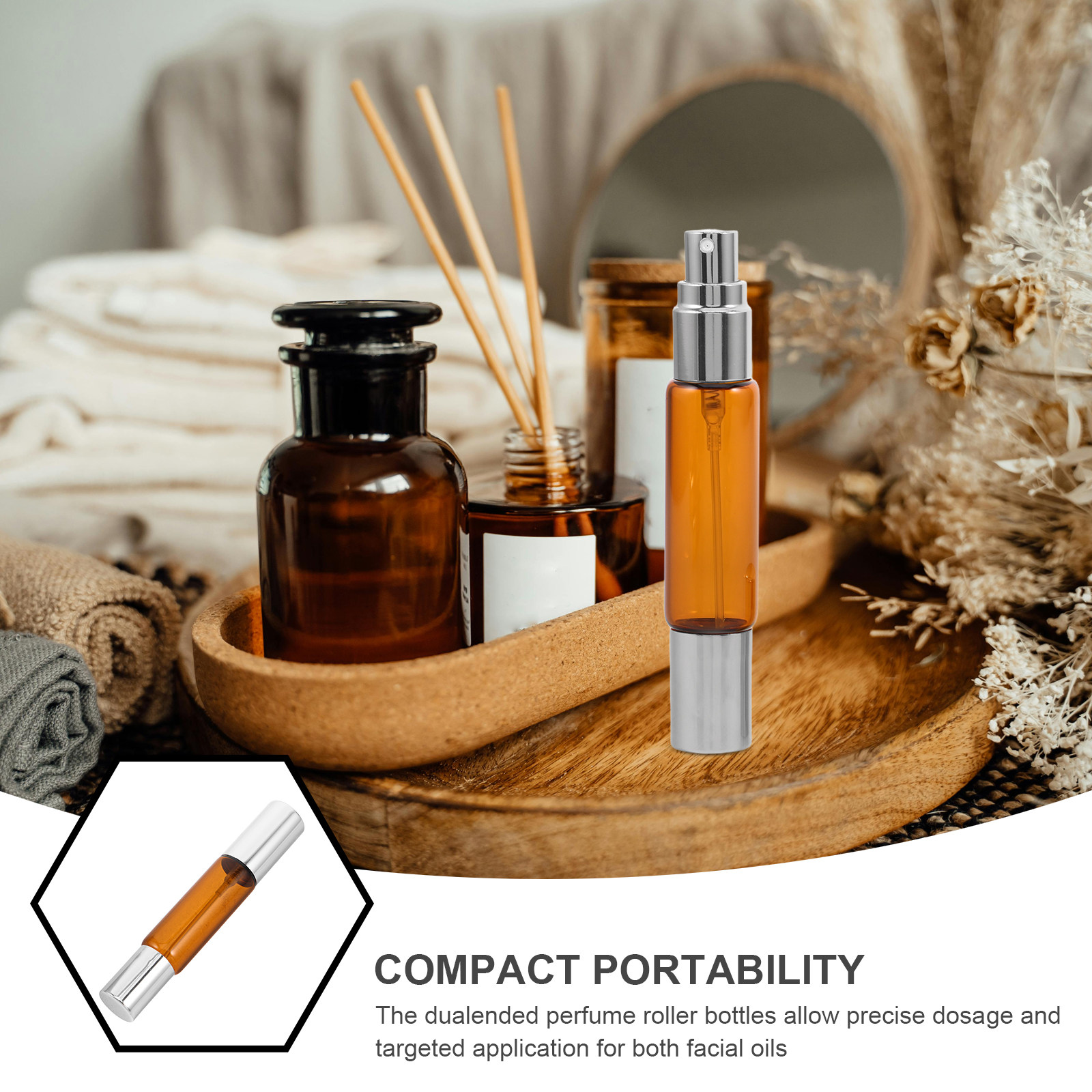 مجموعة من 8 قطع زجاجات رولر لل - مراجعة Perfume Refill Bottle وسعره