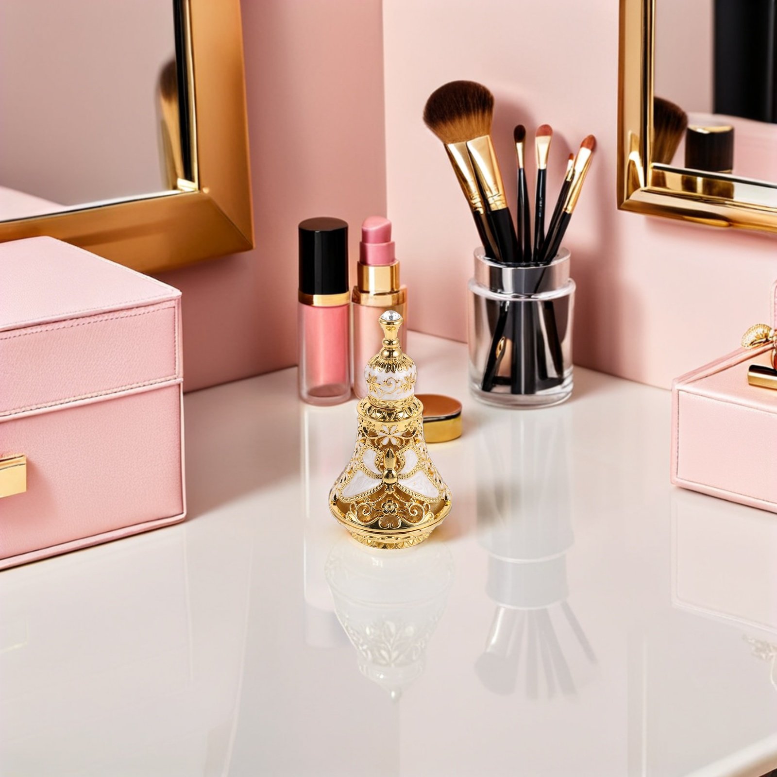 زجاجة عطر زجاجية عتيقة سعة 15  - مراجعة Perfume Refill Bottle وسعره