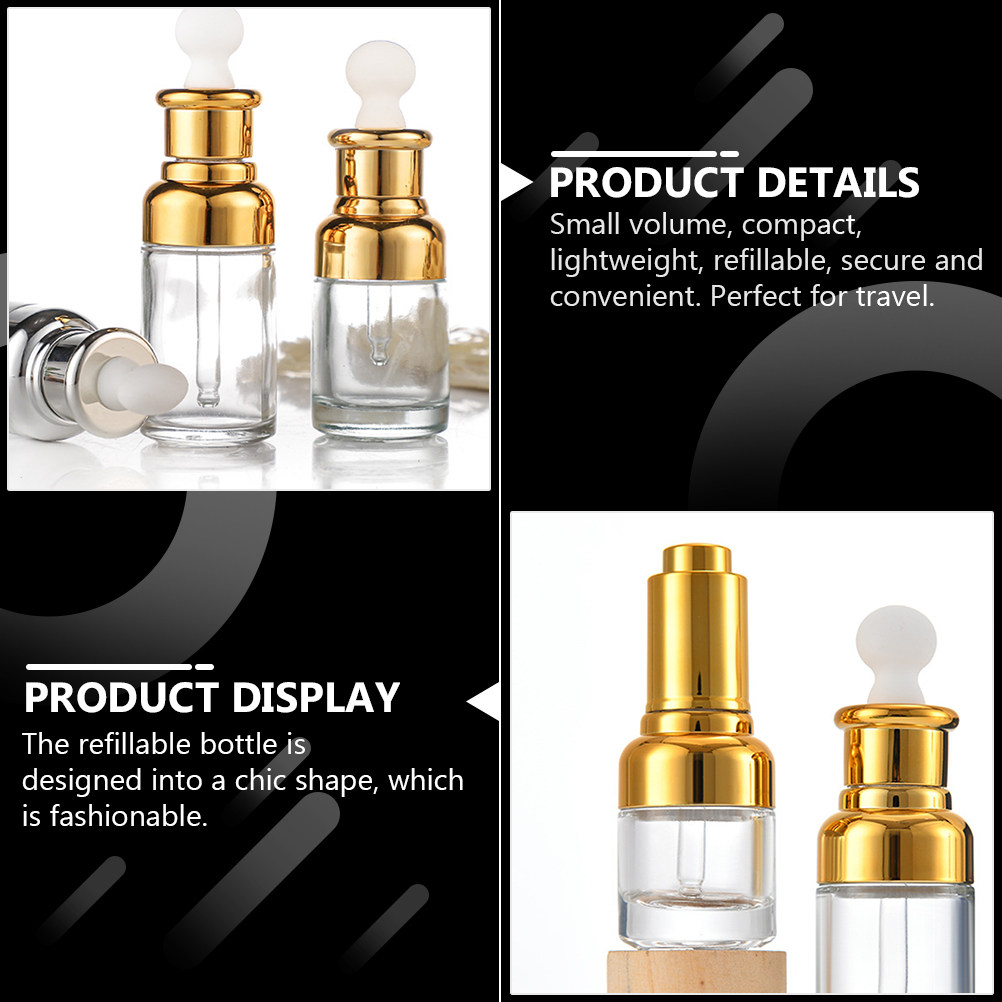 6 قطع من زجاجات القطارة الشفاف - مراجعة Perfume Refill Bottle وسعره